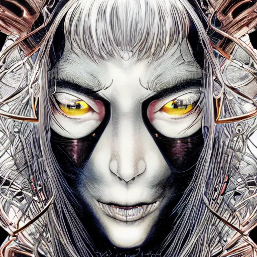 Prompt: portrait closeup of crazy tarry bogard, symmetrical, cinematic colors, by yoichi hatakenaka, masamune shirow, josan gonzales and dan mumford, ayami kojima, takato yamamoto, barclay shaw, karol bak, yukito kishiro