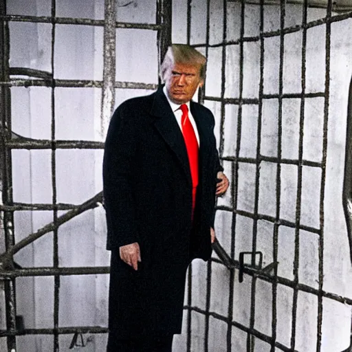 Image similar to still of donald trump in escape from elcatraz