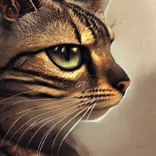 Prompt: portrait of a swat cat, highly detailed, shallow depth of field, art by artgerm and greg rutkowski
