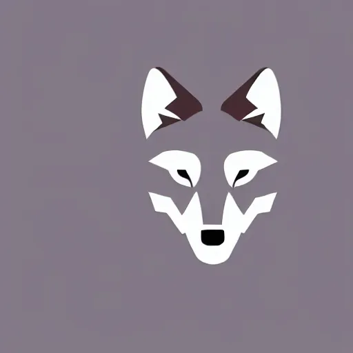 Image similar to design logo concept of a wolf