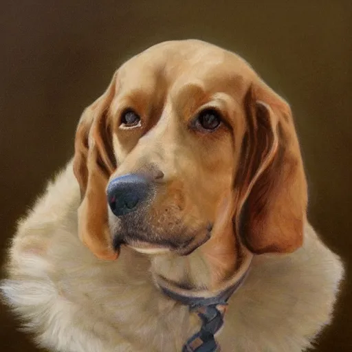 Image similar to a pet portrait