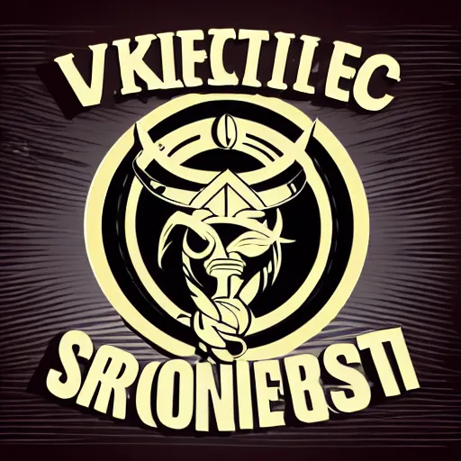 Image similar to profesional sports logo detailed vector viking