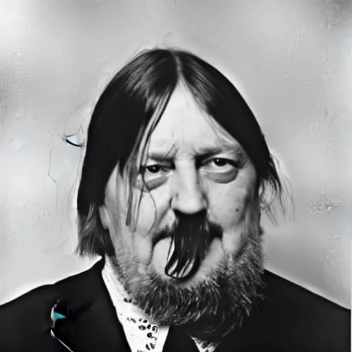 Image similar to robert wyatt hooked up to an electric chair