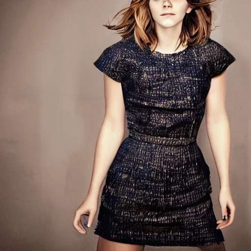 Prompt: emma watson nu modelling