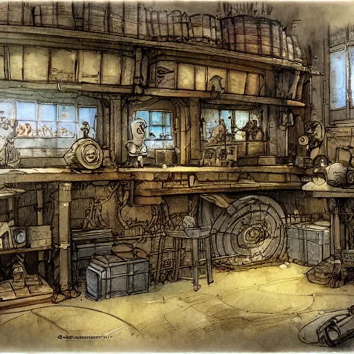 Image similar to hogwart lab, by jean - baptiste monge