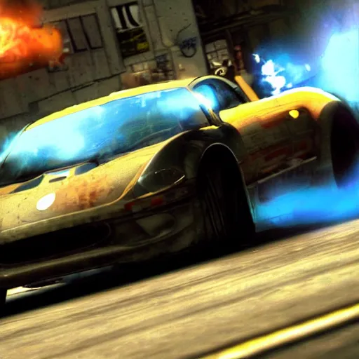 Image similar to gameplay footage of need for speed underground 2