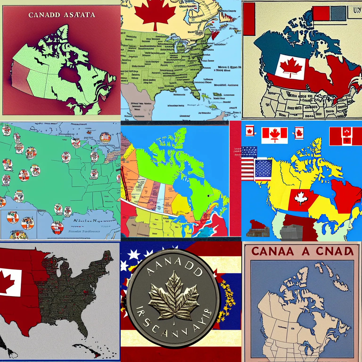 Prompt: canada as part of the united states