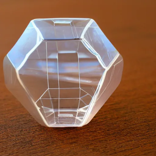 Image similar to transparent cube in transparent sphere in transparent cylinder in transparent dodecahedron