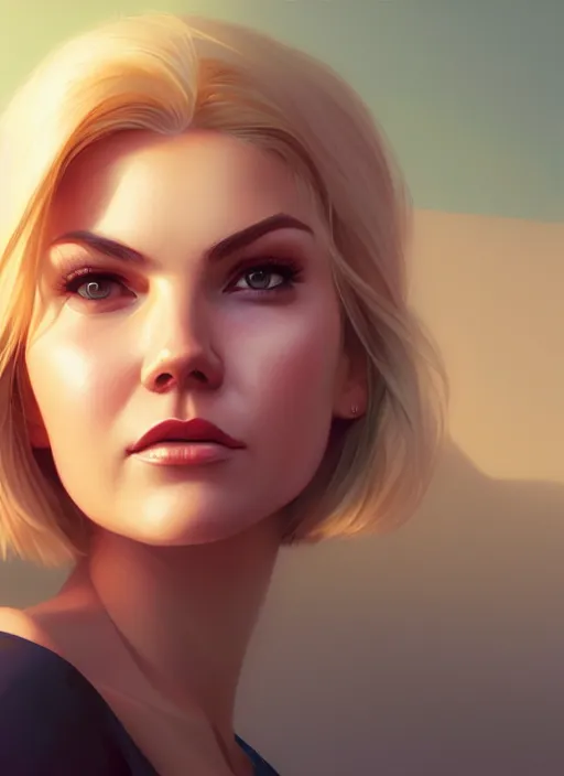 Image similar to portrait of elisha cuthbert, beautyshot, photorealistic, film, 3 5 mm,, dslr, canon, octane render, 8 k hd resolution, by ilya kuvshinov and cushart krentz and gilleard james