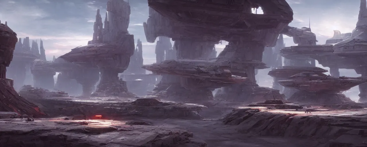 Image similar to star wars landscapes, 8 k uhd, unreal engine, octane render in the artstyle of finnian macmanus, john park and greg rutkowski