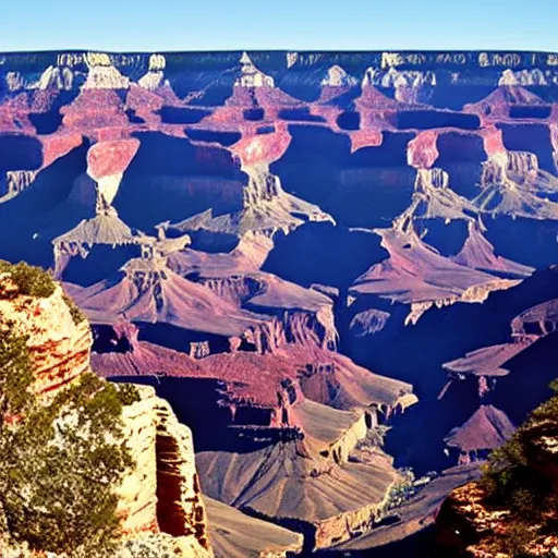 Prompt: the Grand Canyon full of soccer balls