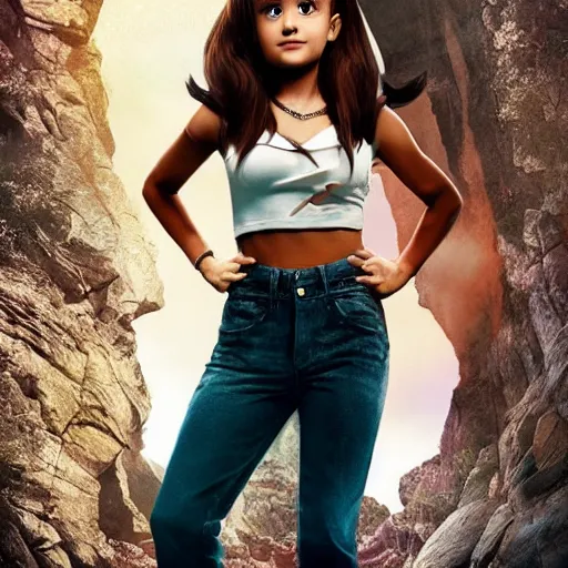 Image similar to Portrait of Ariana Grande doing Dora The Explorer cosplay, 35mm photograph by annie leibovitz