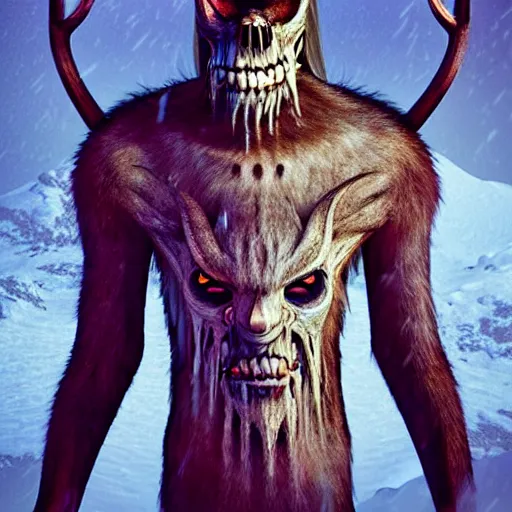 Image similar to until dawn wendigo