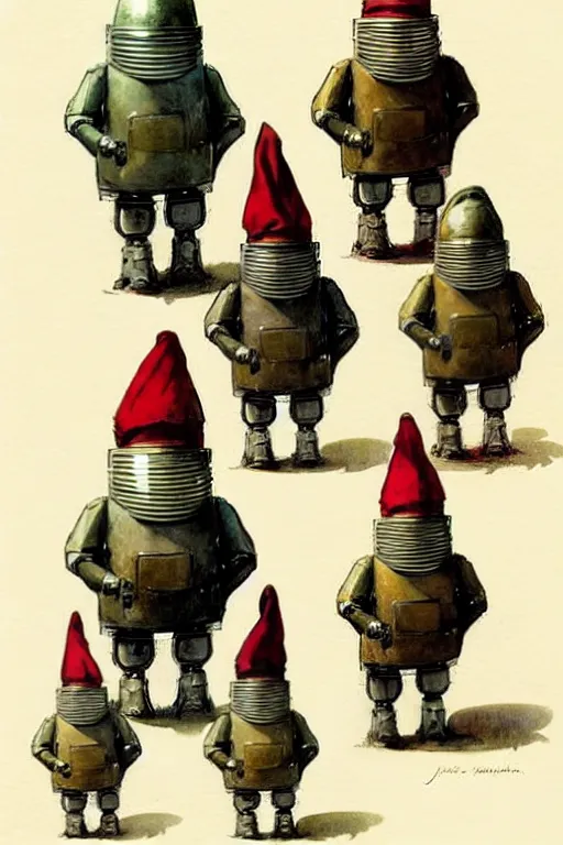 Image similar to ( ( ( ( ( 1 9 5 0 s robot knome army. muted colors. ) ) ) ) ) by jean - baptiste monge!!!!!!!!!!!!!!!!!!!!!!!!!!!!!!