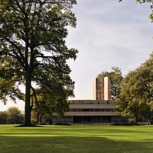 Image similar to a building by howard roark the architect