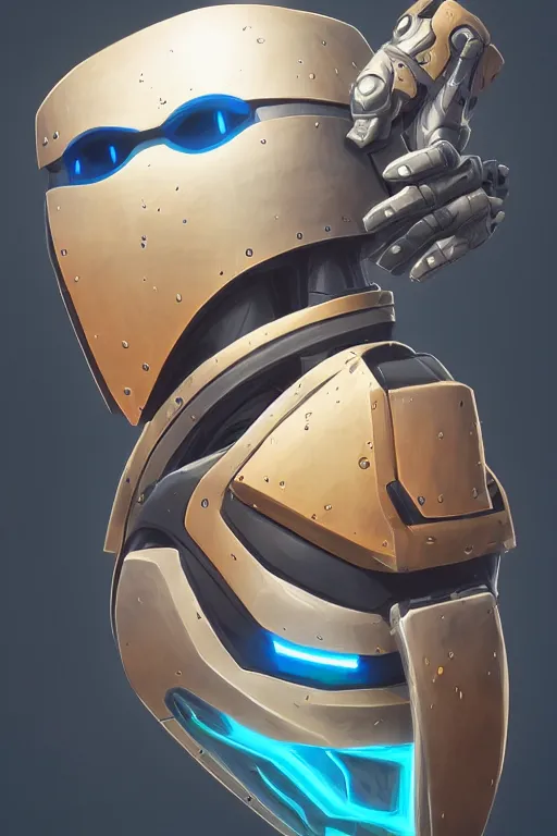 Image similar to epic mask helmet robot ninja portrait stylized as fornite style game design fanart by concept artist gervasio canda, behance hd by jesper ejsing, by rhads, makoto shinkai and lois van baarle, ilya kuvshinov, rossdraws global illumination radiating a glowing aura global illumination ray tracing hdr render in unreal engine 5