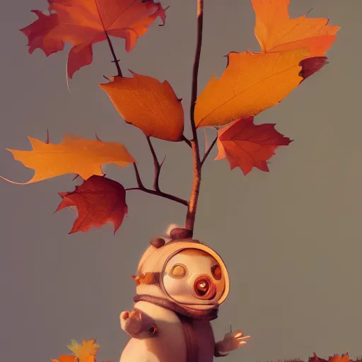 Prompt: autumn cute, illustration, digital art, inspired bycory loftis sharp, masterpiece, highly detailed, photorealistic, octane render, 8 k, unreal engine 5, trending on artstation, vivid colors