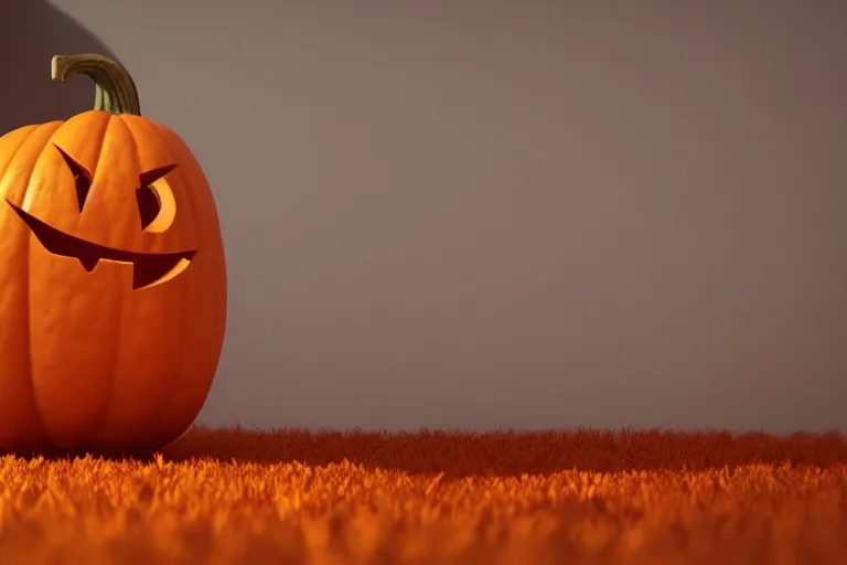 Prompt: a cute baby pumpkin, soft texture, pastel colours, colorful, cute, pixar animation style, detailed, soft light, octane render, 4 k