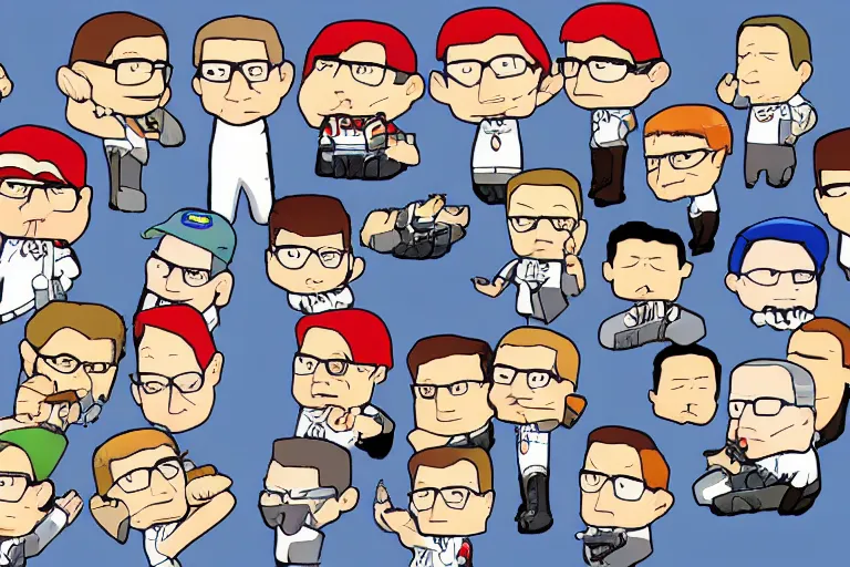 Image similar to hank hill chibi