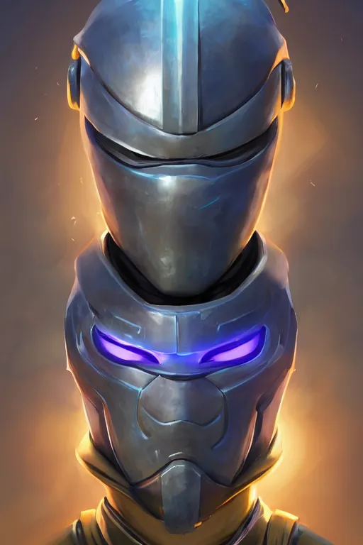 Image similar to epic mask helmet robot ninja portrait stylized as fornite style game design fanart by concept artist gervasio canda, behance hd by jesper ejsing, by rhads, makoto shinkai and lois van baarle, ilya kuvshinov, rossdraws global illumination radiating a glowing aura global illumination ray tracing hdr render in unreal engine 5