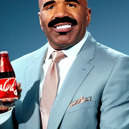 Image similar to steve harvey drinking coke