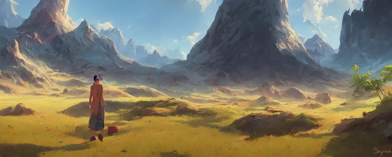 Image similar to concept art by sylvain sarrailh