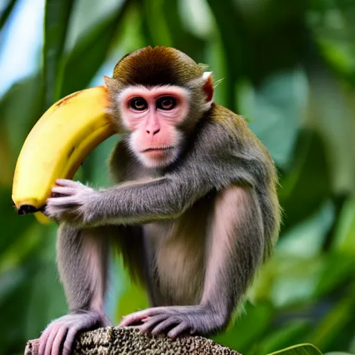 Image similar to monkey surfing on a banana