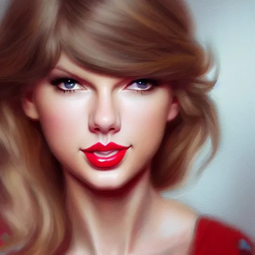 Image similar to Taylor Swift is just a cute little mouse, just a cute little thing, Taylor Swift face, mouse body, blush, high focus, wood paneling, warm lighting, by Artgerm and greg rutkowski, deviantart