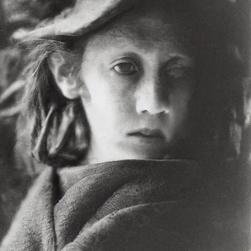 Prompt: a portrait of a character in a scenic environment by Edward Weston