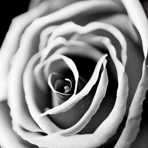 Prompt: award - winning macro of a beautiful black rose made of glowing molten magma, inner glow, hyper - realistic