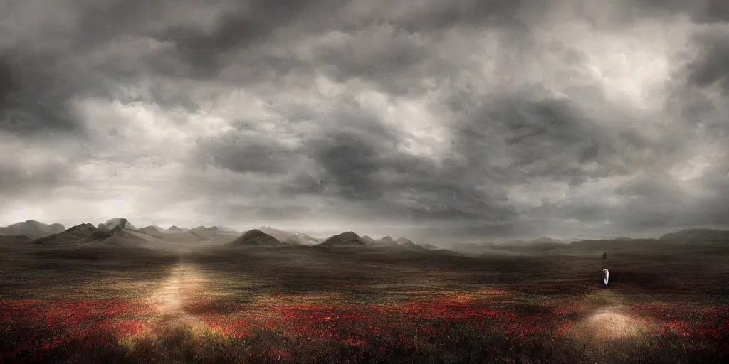 Prompt: an amazing award winning landscape photo of a beautiful surreal dream world, cinematic atmospheric masterpiece