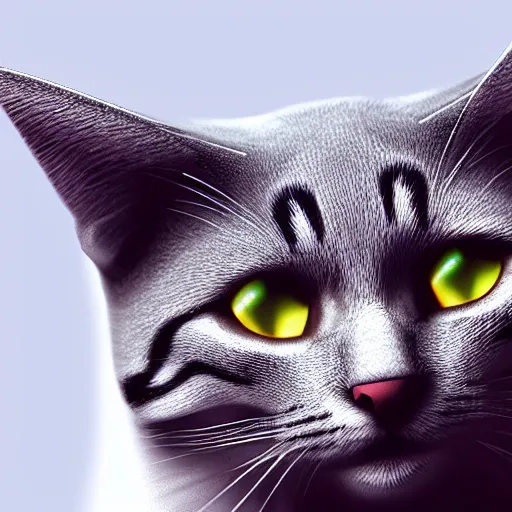 Image similar to low resolution render of a cat, retro graphics, playstation 1