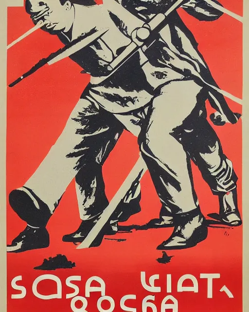 Prompt: a poster representing the collapse of ussr, retro, vintage, serigraphy, sovietic era,