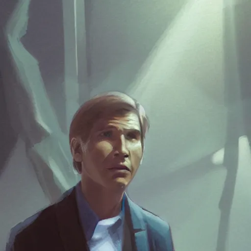 Prompt: Young Harrison Ford in a japanese school unfiorm, cinematic lighting, highly detailed, digital painting, artstation, concept art, smooth, sharp focus, illustration, warm light, cozy warm tint, magic the gathering artwork, volumetric lighting, 8k, no gold, no gold colours, art by Akihiko Yoshida and Greg Rutkowski