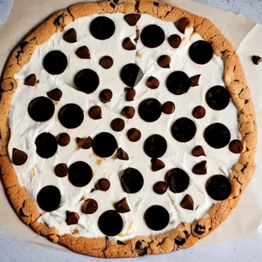 Image similar to cookie pizza