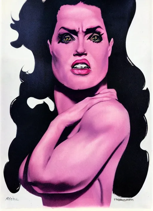 Image similar to a color portrait of the she hulk wearing fashion clothing by richard avedon dramatic lighting.