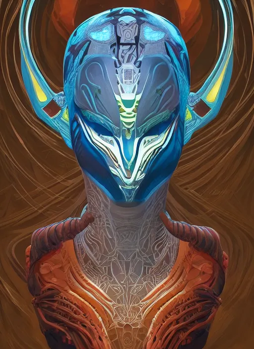 Prompt: symmetry!! portrait of alien made of cereal in the style of horizon zero dawn, machine face, intricate, elegant, highly detailed, digital painting, artstation, concept art, smooth, sharp focus, illustration, art by artgerm and greg rutkowski and alphonse mucha, 8 k