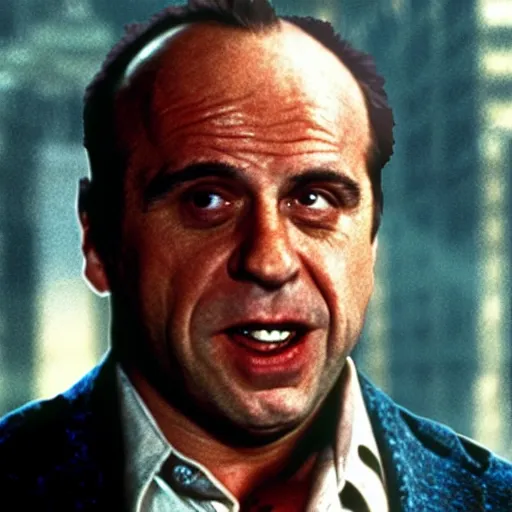 Image similar to danny devito in die hard movie still action