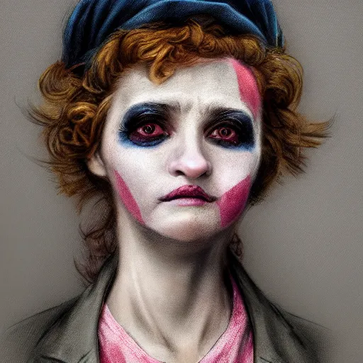 Image similar to clowncore pastel punk young hospital nurse wearing stylish uniform. detailed, portrait, 8 k, artwork by jean - baptiste monge