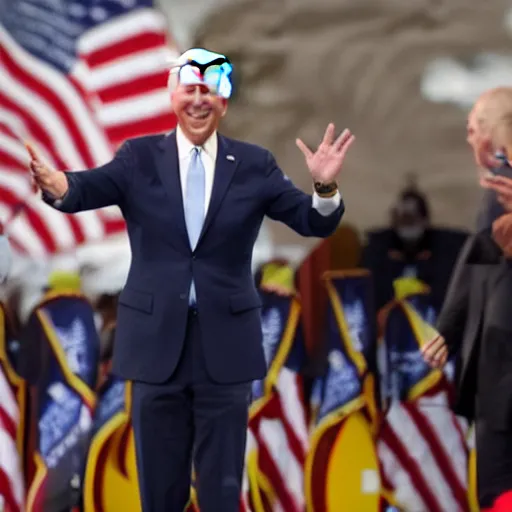 Prompt: joe biden doing the nae nae, 4k