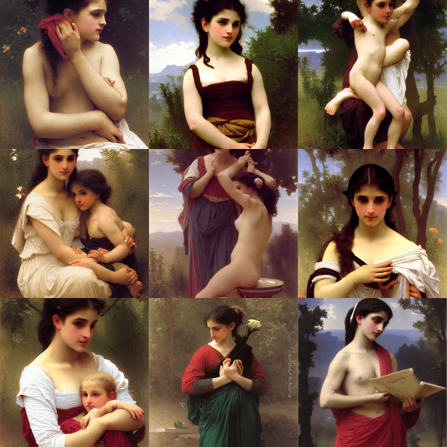 Prompt: an artwork by william - adolphe bouguereau