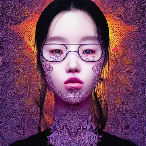 Prompt: the portrait of an unbelievably beautiful, elegant, sexy, and sophicated young korean instagram model partially made of broccoli, an ultrafine detailed illustration by james jean, intricate linework, bright colors, final fantasy, behance contest winner, vanitas, angular, altermodern, unreal engine 5 highly rendered, global illumination, radiant light, detailed and intricate environment