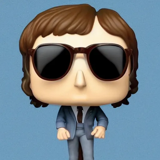 Image similar to john Lennon as a funko pop head, HD, high resolution, hyper realistic, 4k, intricate detail