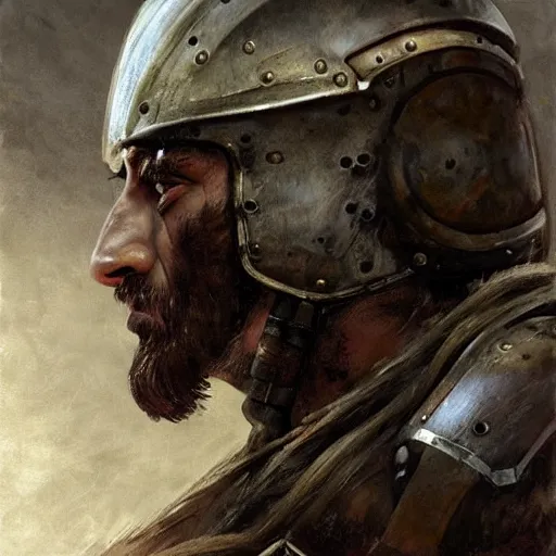 Prompt: ! dream portrait of a spartan war hero leonidas, colourised, face portrait, epic, tragic, military art, fantasy, dieselpunk, hd shot, digital portrait, beautiful, artstation, comic style, by artgerm, guy denning, jakub rozalski, magali villeneuve and charlie bowater