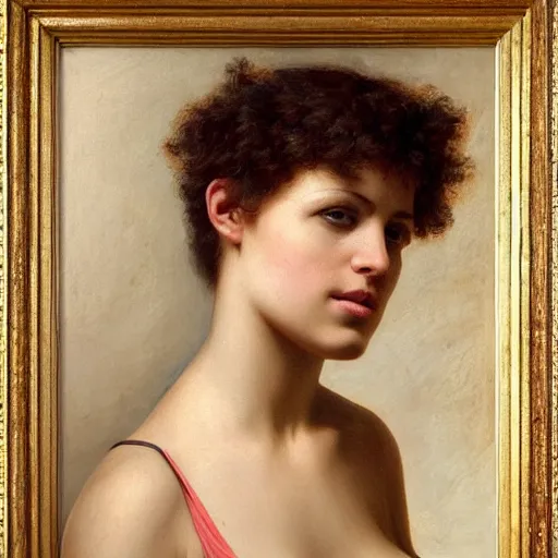 Prompt: portrait of face spandex, by Guillaume Seignac