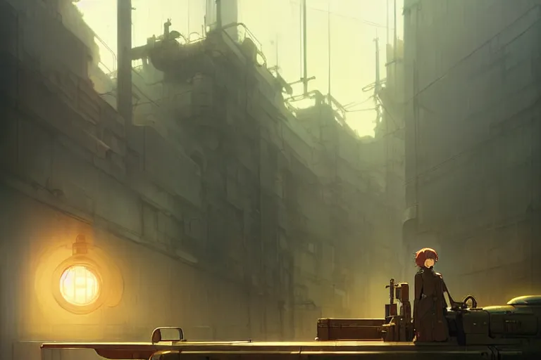 Prompt: dieselpunk, computer, painted by greg rutkowski makoto shinkai takashi takeuchi studio ghibli, akihiko yoshida