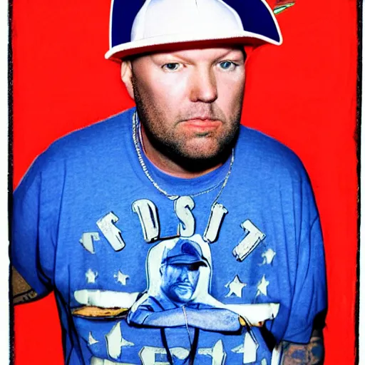 Prompt: professional presidential portrait of Fred Durst