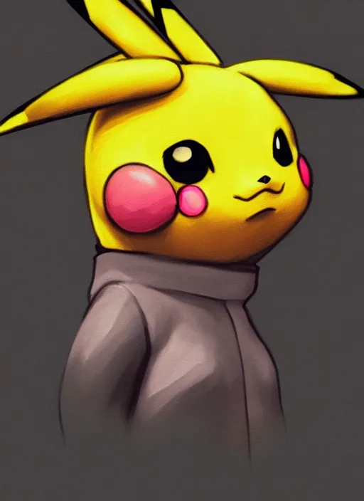 Image similar to a portrait of a pikachu as a girl, high - contrast, intricate, elegant, highly detailed, digital painting, artstation, concept art, smooth, sharp focus, illustration