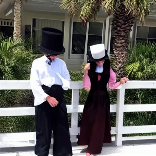 Image similar to hasidic jews in daytona beach during a spring break video