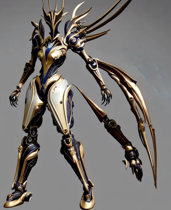 Image similar to extremely detailed front shot, low shot, of a beautiful elegant saryn warframe, that's a giant beautiful stunning anthropomorphic robot female dragon with metal cat ears, posing elegantly, detailed sharp robot dragon paws for feet, thick smooth warframe legs, streamlined white armor, long elegant tail, two arms, two legs, long tail, detailed warframe fanart, destiny fanart, high quality digital art, giantess art, furry art, realistic digital art, warframe art, Destiny art, furaffinity, DeviantArt, artstation, 8k HD, octane render